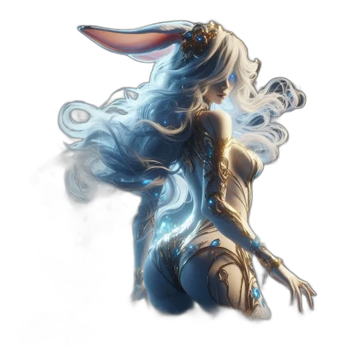 dragon, dress, staff, concept art transparent PNG cut-out
