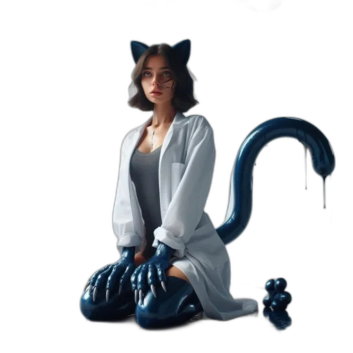 staff, creature, animal, jacket transparent PNG cut-out