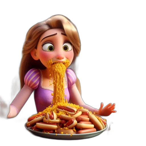 food, hair, animal, dress transparent PNG cut-out