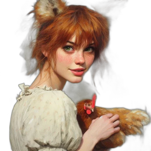 animal, face, dress, hat transparent PNG cut-out