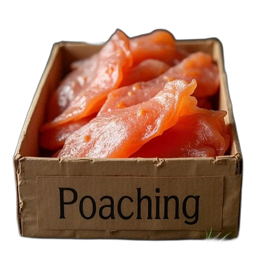 food, photorealistic, box, dried transparent PNG cut-out
