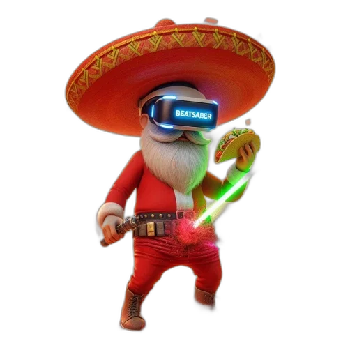 robot, staff, weapon, hat transparent PNG cut-out