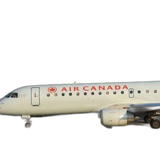 air, canada, airplane, parked transparent PNG cut-out