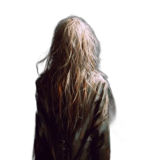 hair, jacket, dress, face transparent PNG cut-out