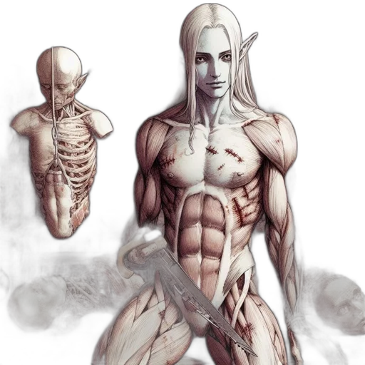 concept art, fantasy art, comic book art, 3d render transparent PNG cut-out