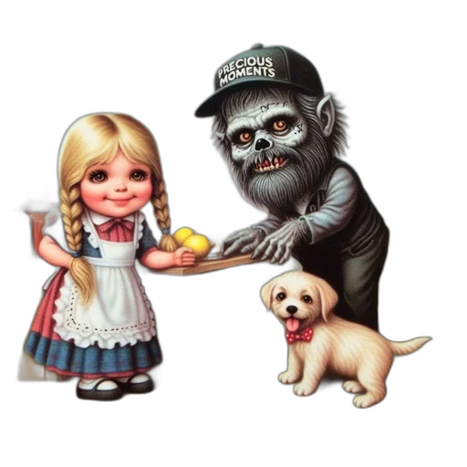 creature, animal, staff, concept art transparent PNG cut-out
