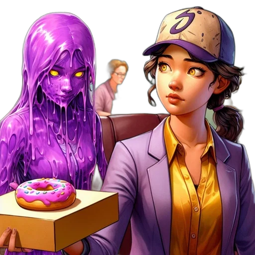 food, concept art, comic book art, fantasy art transparent PNG cut-out
