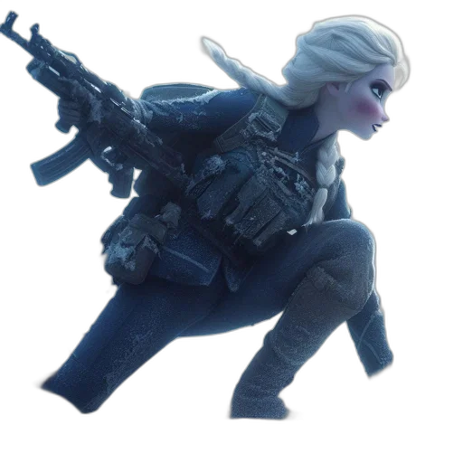 weapon, staff, jacket, creature transparent PNG cut-out