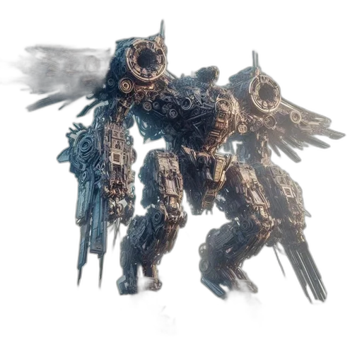 robot, weapon, creature, dragon transparent PNG cut-out