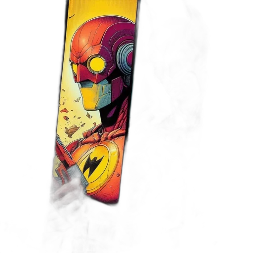 mask, weapon, sword, comic book art transparent PNG cut-out