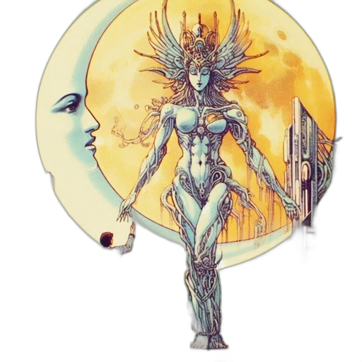 staff, jewelry, concept art, comic book art transparent PNG cut-out