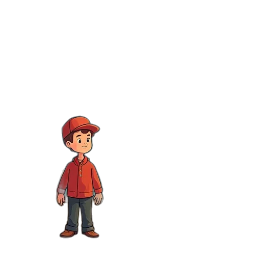 hat, staff, jacket, animal transparent PNG cut-out