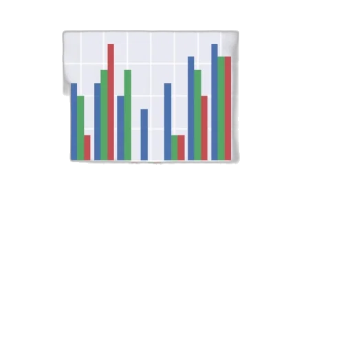 monochrome, bar, chart, three transparent PNG cut-out