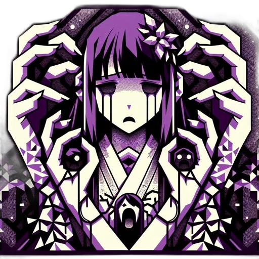 jewelry, anime, cyberpunk, pixel art transparent PNG cut-out