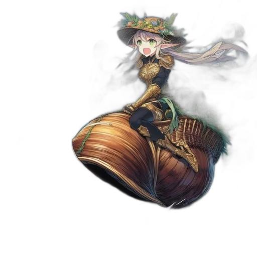 dragon, dress, crown, hat transparent PNG cut-out
