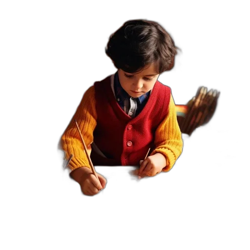 jacket, weapon, staff, face transparent PNG cut-out