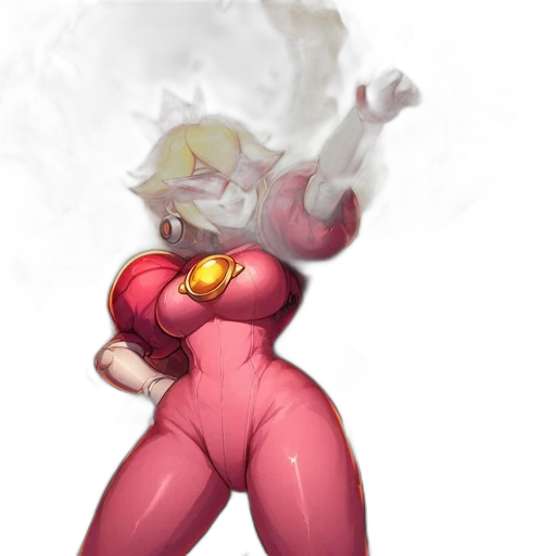 robot, mask, weapon, hair transparent PNG cut-out