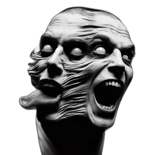 mask, face, creature, concept art transparent PNG cut-out