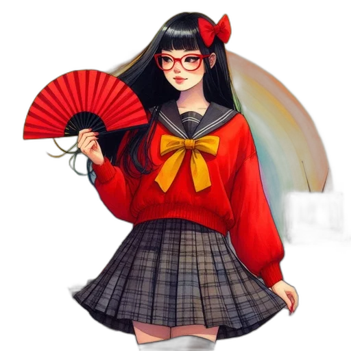umbrella, staff, dress, weapon transparent PNG cut-out