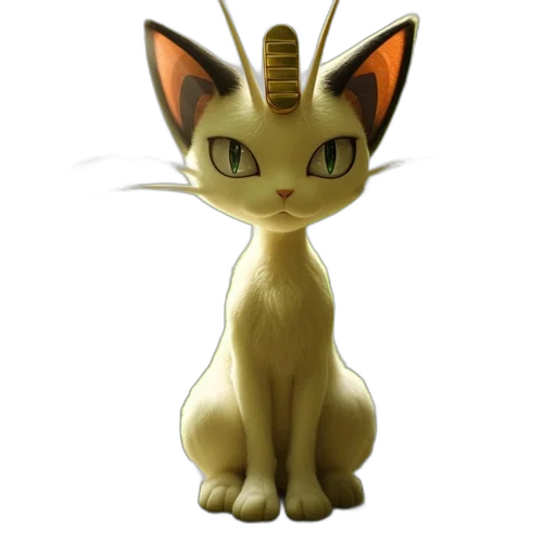 staff, animal, creature, 3d render transparent PNG cut-out