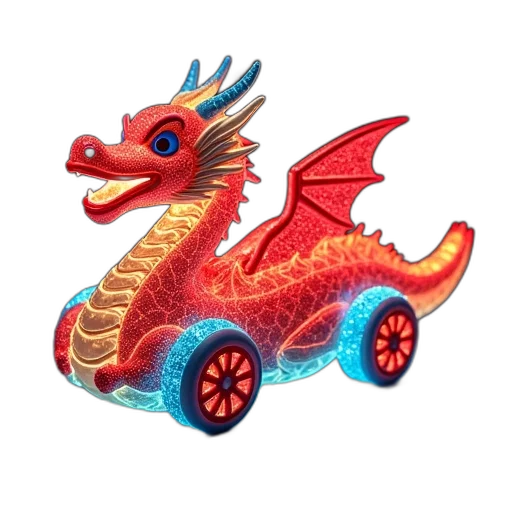 dragon, car, concept art, fantasy art transparent PNG cut-out
