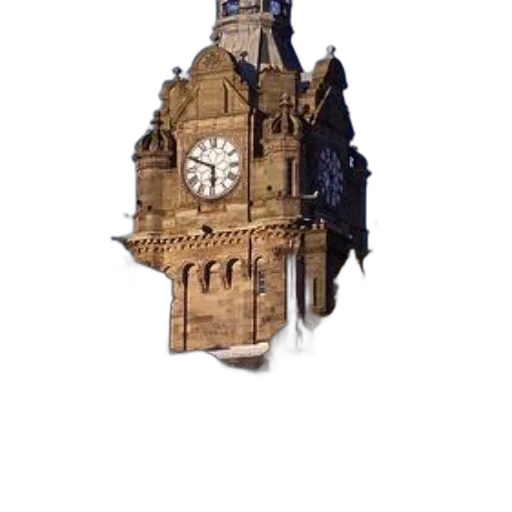 building, crown, 3d render, concept art transparent PNG cut-out
