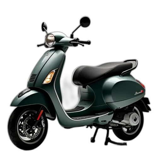 3d render, photorealistic, vespa, gtv transparent PNG cut-out