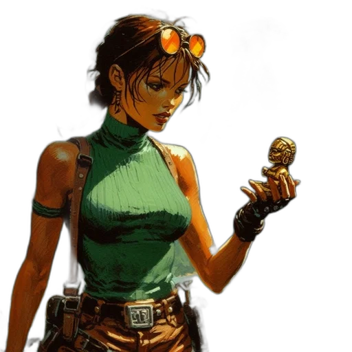 weapon, concept art, comic book art, cyberpunk transparent PNG cut-out