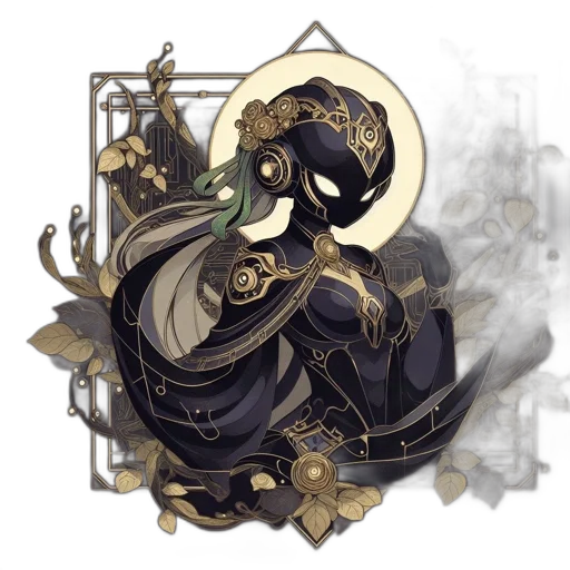mask, crown, staff, dragon transparent PNG cut-out