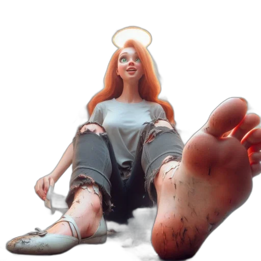shoes, robot, 3d render, concept art transparent PNG cut-out