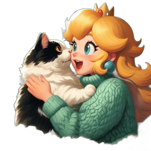 crown, animal, pixel art, concept art transparent PNG cut-out