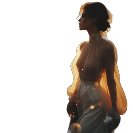 dress, crown, hair, jewelry transparent PNG cut-out