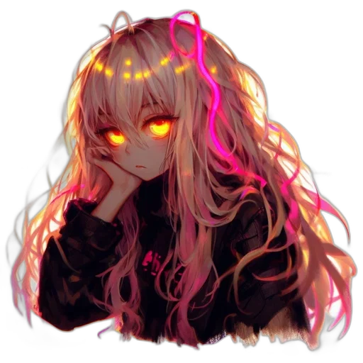 mask, hair, face, creature transparent PNG cut-out