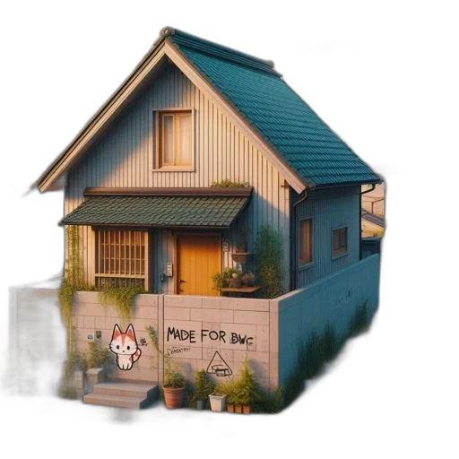 building, furniture, 3d render, concept art transparent PNG cut-out