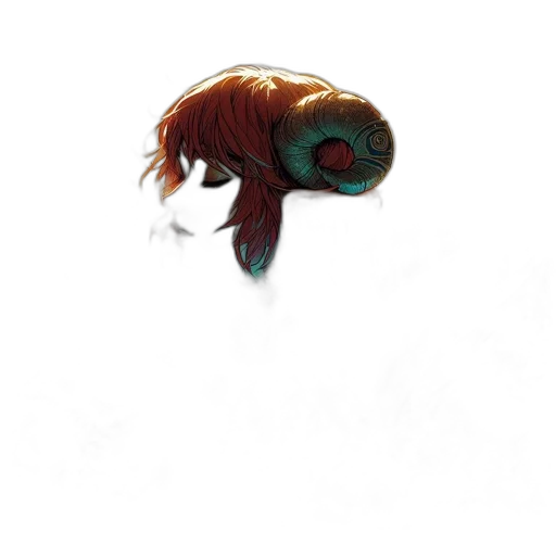 creature, hair, animal, staff transparent PNG cut-out