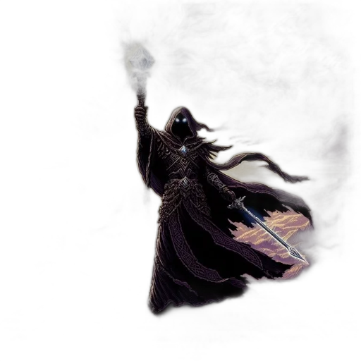 sword, dragon, weapon, staff transparent PNG cut-out