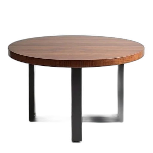 furniture, 3d render, table, steel transparent PNG cut-out
