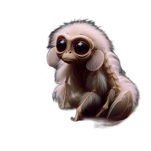 creature, animal, hair, staff transparent PNG cut-out