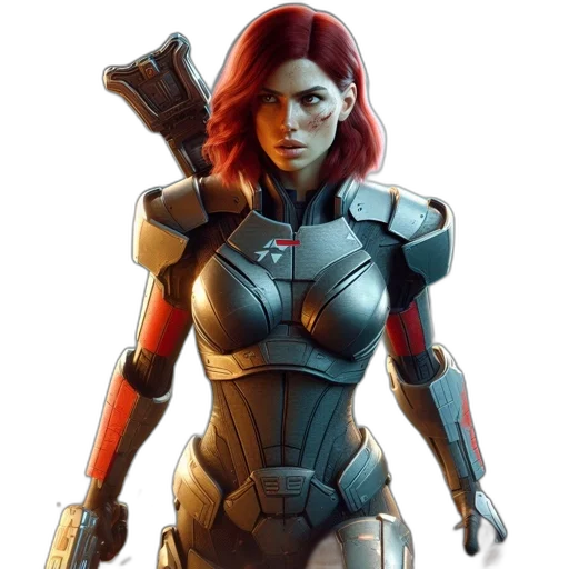 robot, weapon, concept art, comic book art transparent PNG cut-out