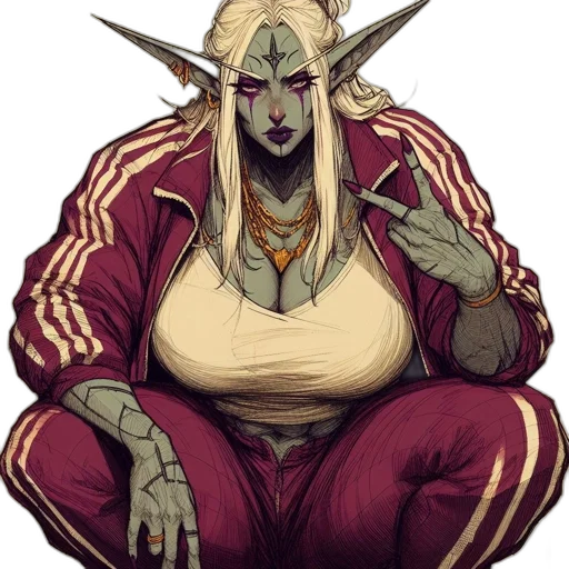 jacket, staff, jewelry, concept art transparent PNG cut-out