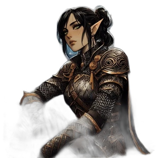 sword, staff, dragon, fantasy art transparent PNG cut-out
