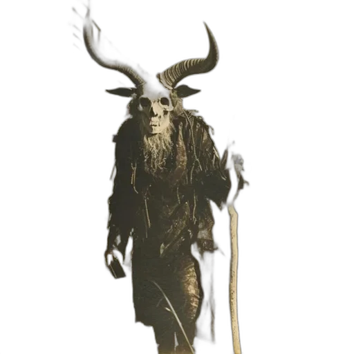 creature, mask, animal, staff transparent PNG cut-out