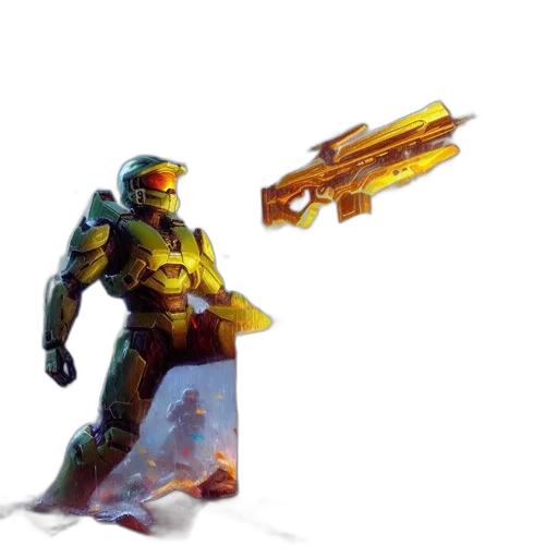 weapon, robot, sword, staff transparent PNG cut-out