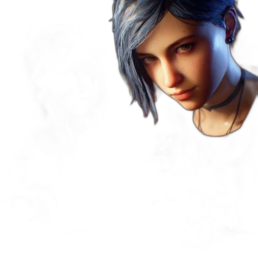 face, photorealistic, concept art, fantasy art transparent PNG cut-out