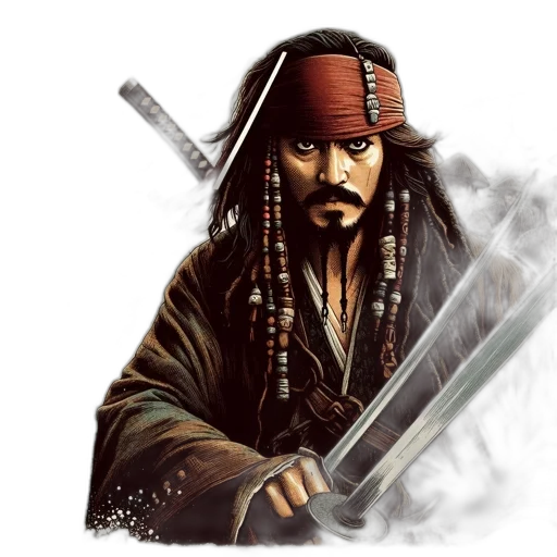 sword, staff, weapon, fantasy art transparent PNG cut-out