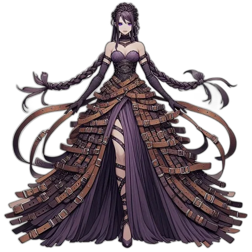 dress, concept art, fantasy art, pixel art transparent PNG cut-out