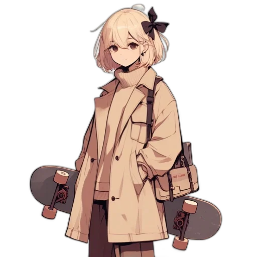 staff, jacket, weapon, robot transparent PNG cut-out