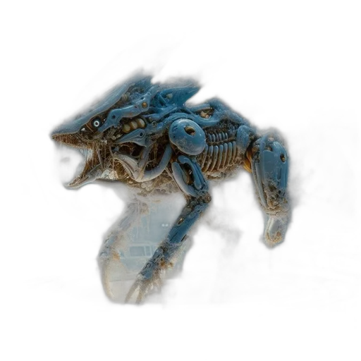 dragon, robot, creature, mask transparent PNG cut-out