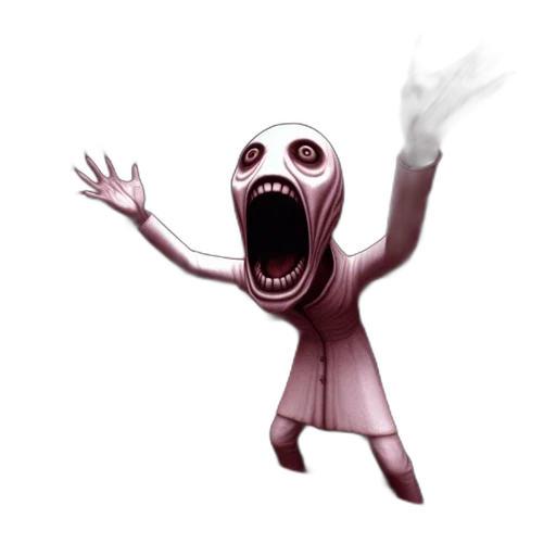 staff, creature, robot, 3d render transparent PNG cut-out