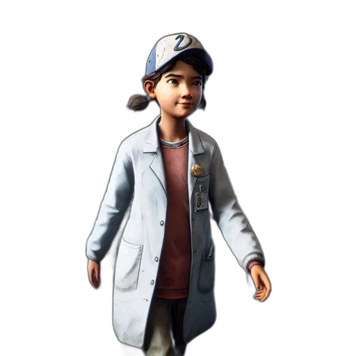 jacket, staff, hat, concept art transparent PNG cut-out